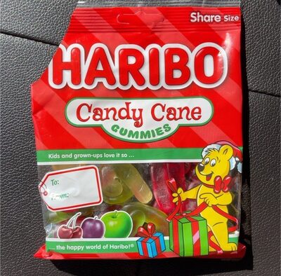 Candy Cane Gummi Candy, Candy Cane