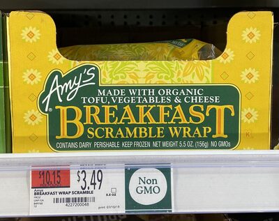 Breakfast Scramble Wrap, Breakfast Scramble