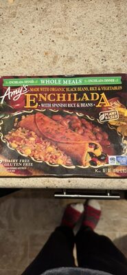 Enchilada With Spanish Rice & Beans, Spanish Rice & Beans
