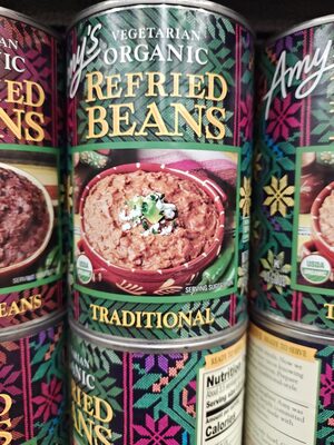 Traditional Vegetarian Organic Refried Beans, Traditional Vegetarian