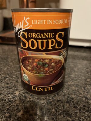 Lentil Light In Sodium Organic Soups, Lentil