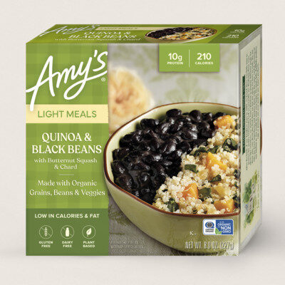 Light&Lean Quinoa & Black Beans With Butternut Squash & Chard, Butternut Squash & Chard