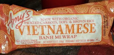Vietnamese Inspired Banh Mi Veggie Wrap, Vietnamese Inspired