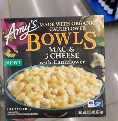 Mac & 3 Cheese With Cauliflower Bowls, Mac & 3 Cheese With Cauliflower