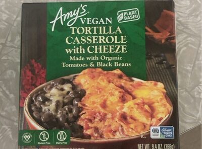 Vegan Tortilla Casserole With Cheeze, Vegan Tortilla With Cheeze