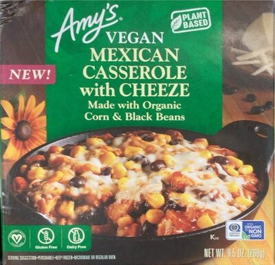 Vegan Mexican Casserole With Cheeze, Vegan Mexican With Cheeze