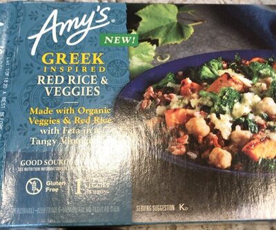 Greek Inspired Red Rice & Veggies With Feta In Astads Tangy Vinaigrette, Greek Inspired