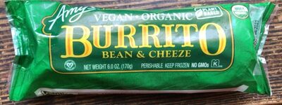 Vegan Bean & Cheeze Burrito, Vegan Bean & Cheeze
