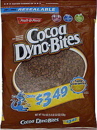 Cereal, Cocoa Dyno-Bites