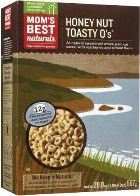 Honey Nut Toasty O's Sweetened Whole Grain Oat Cereal With Real Honey, Honey Nut Toasty O's