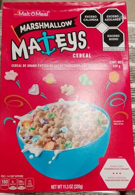 Marshmallow Mateys Frosted Whole Grain Oat Cereal With Marshmallows, Marshmallow Mateys