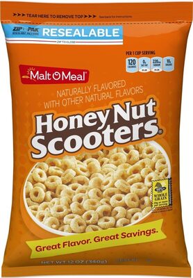 Honey Nut Scooters Cereal, Honey Nut Scooters