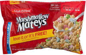 Frosted Whole Grain Oat Cereal With Marshmallows, Frosted Whole Grain Oat Cereal With Marshmallows