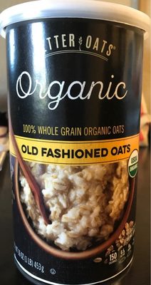 100% Whole Grain Organic Oats