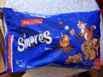 S'Mores Honey Graham Squares & Cocoa Corn Puff Cereal With Marshmallows, S'Mores