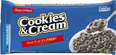 Cereal, Cookies & Cream