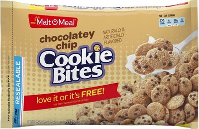 Chocolatey Chip Cookie Bites Cereal, Chocolatey Chip