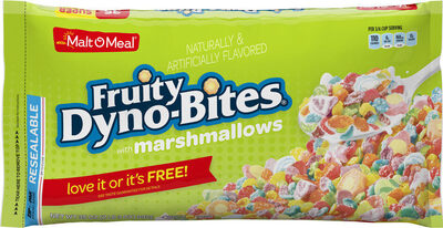 Fruity Dyno-Bites Cereal With Marshmallows, Fruity Dyno-Bites
