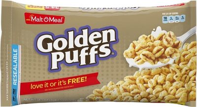 Malt O Meal Golden Puffs Cereal Super Size, 34.5 Oz