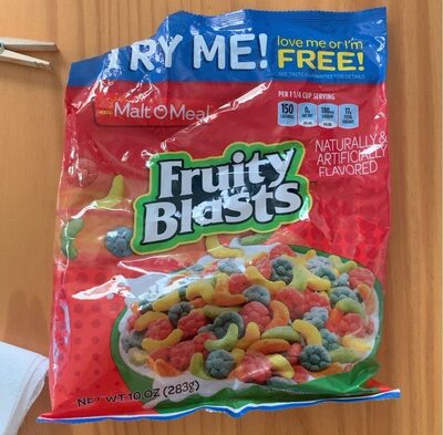 Fruity Blasts Flavored Cereal, Fruity Blasts