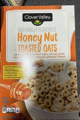 Honey Nut Flavored Sweetened Toasted Oats Cereal, Honey Nut