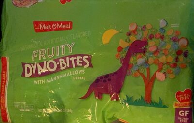 Fruity Dyno-Bites Flavored Cereal With Marshmallows, Fruity Dyno-Bites With Marshmallows