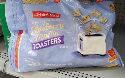 Blueberry Muffin Toasters Cereal, Blueberry Muffin