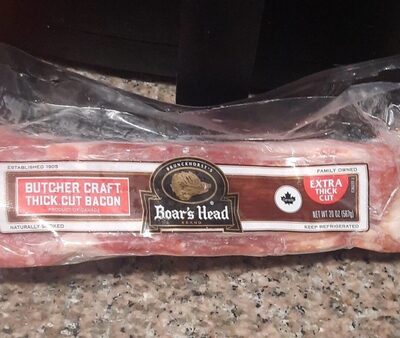 Naturally Smoked Butcher Craft Thick Cut Bacon