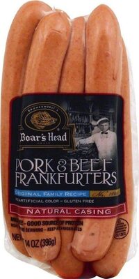 Uncured Pork And Beef Frankfurters