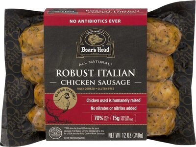 All Natural Robust Italian Chicken Sausage, Chicken