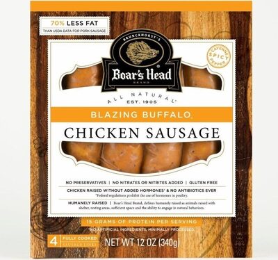 All Natural Blazing Buffalo Chicken Sausage