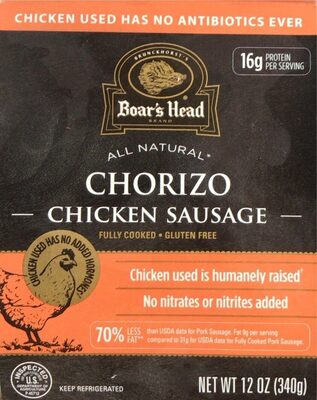 Chorizo Chicken Sausage, Chorizo