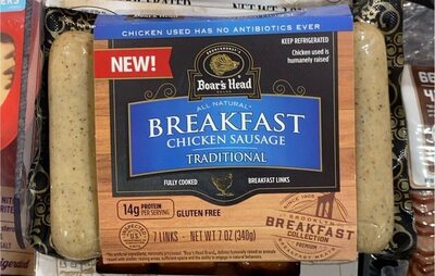 Traditional Breakfast Chicken Sausage Links, Traditional