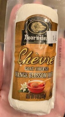 Orange Blossom Honey Chevre Goat Cheese, Orange Blossom Honey