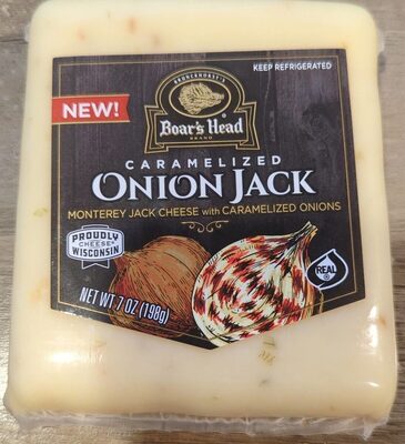 Caramelized Onion Jack Monterey Jack Cheese With Caramelized Onions, Caramelized Onion Jack