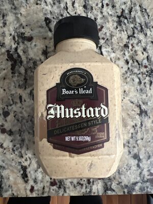 Delicatessen Style White Wine & Horseradish Mustard, White Wine; Horseradish