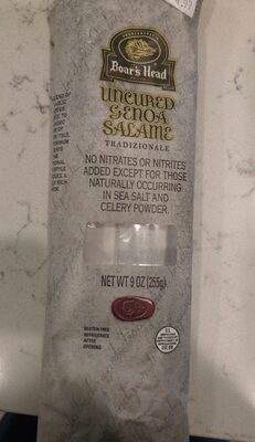 Uncured Genoa Salame