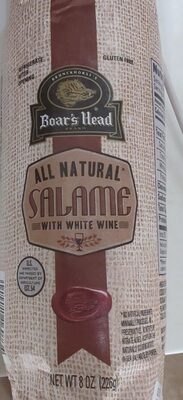 All Natural With White Wine Salame