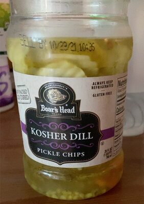 Kosher Dill Pickle Chips, Kosher Dill