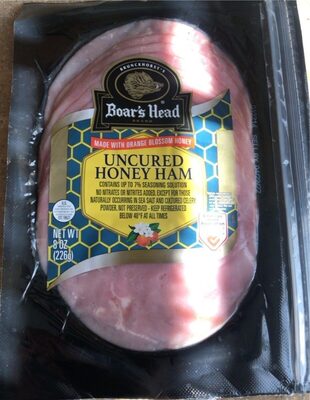 Uncured Honey Ham, Uncured Honey