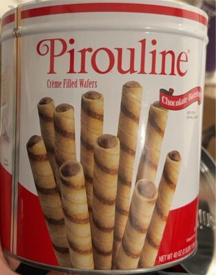 Creme Filled Wafers, Chocolate Hazelnut