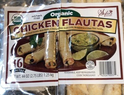 Chicken Organic Flautas, Chicken
