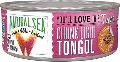 Unsalted Chunk Light Wild Tuna Tongol, Unsalted
