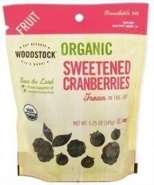 Organic Sweetened Dried Cranberries, Cranberries