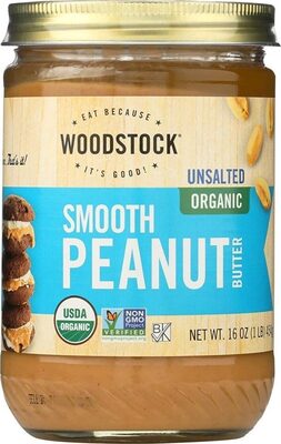 Unsalted Organic Smooth Peanut Butter