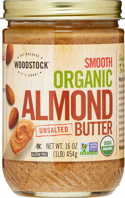 Smooth & Unsalted Dry Roasted Almond Butter, Smooth & Unsalted