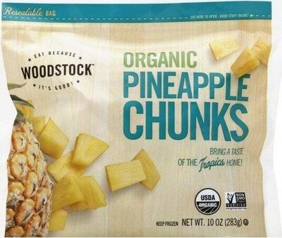 Organic Chunks Of Pineapple