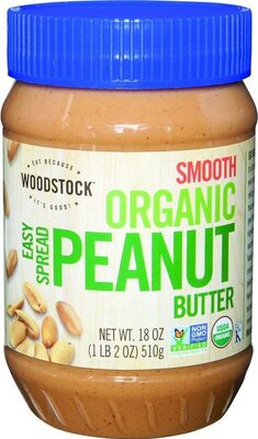Smooth & Salted Organic Easy Spread Peanut Butter, Smooth & Salted
