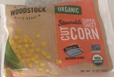 Super Sweet Organic Steamable Cut Corn, Super Sweet