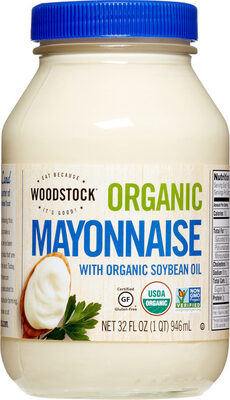 Mayonnaise With Organic Soybean Oil, Organic Soybean Oil